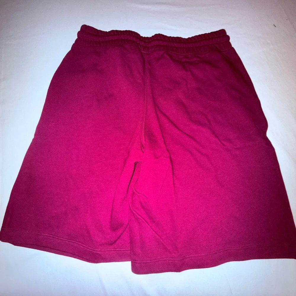 Wonder Nation Knit Shorts Boys XL 14-16 Green Burgundy NEW 2 Pack Drawstring